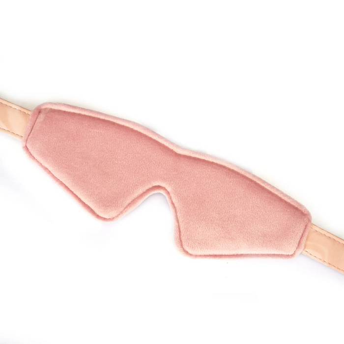 Plush Velour Pink Blindfold