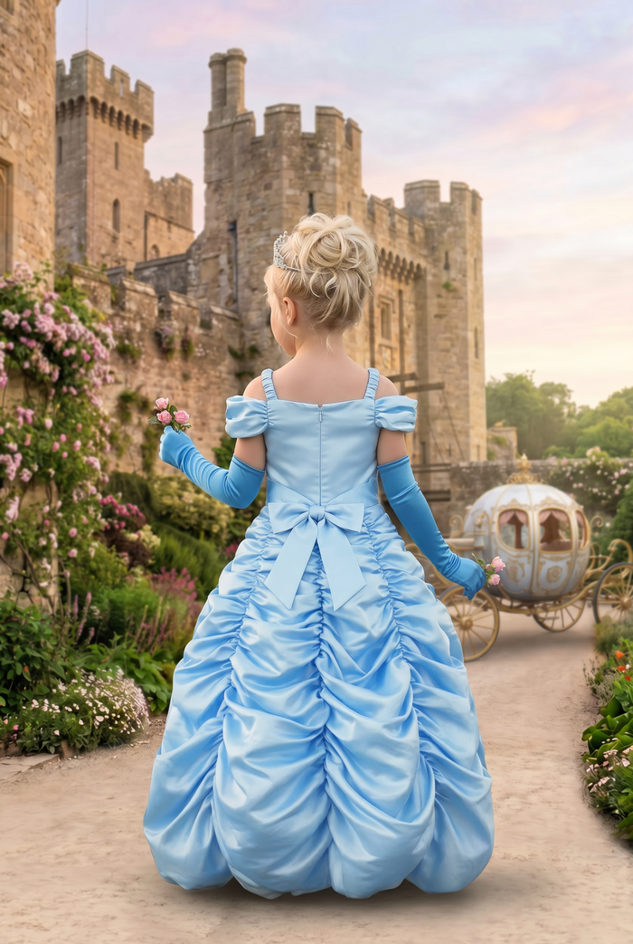 PRINCESS CAROLINE GOWN & GLOVE SET