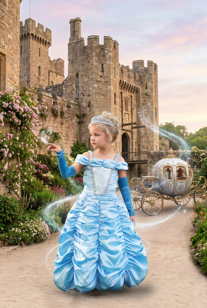PRINCESS CAROLINE GOWN & GLOVE SET