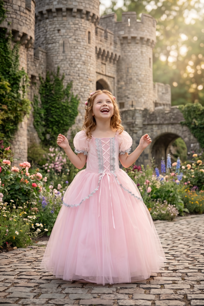 PRINCESS GLINDA DRESS & WAND SET
