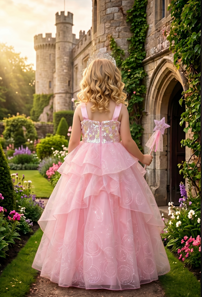 PRINCESS STARBELLE DRESS & WAND SET