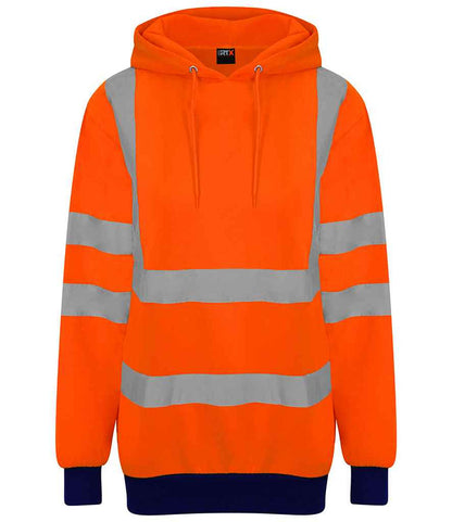 Pro RTX High Visibility Two Tone Hoodie | Orange/Navy - Eg Clothing UK