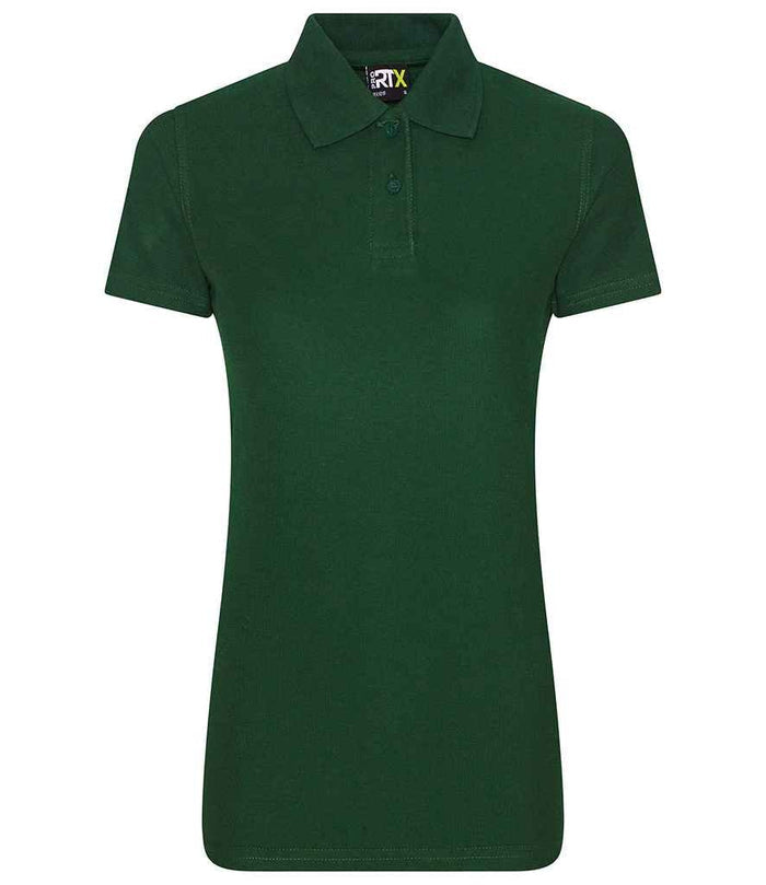Pro RTX Ladies Pro Piqué Polo Shirt | Bottle Green - Eg Clothing UK