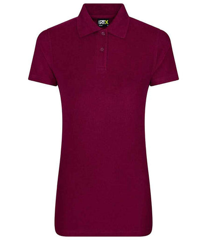 Pro RTX Ladies Pro Piqué Polo Shirt | Burgundy - Eg Clothing UK
