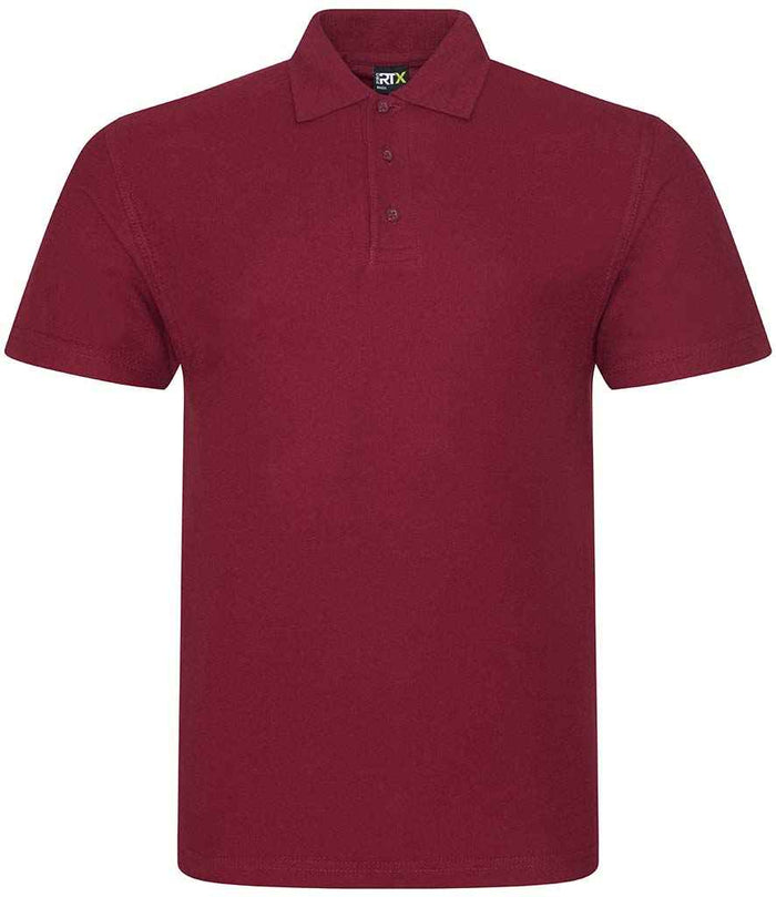 Pro RTX Pro Piqué Polo Shirt | Burgundy - Eg Clothing UK