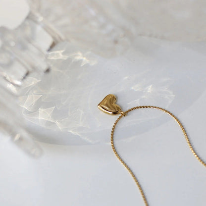 Puffy Heart Necklace - Pantsnsox