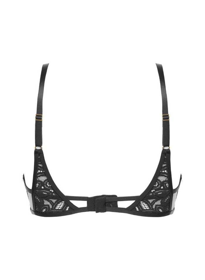 Purple Rain Push Up Bra Black