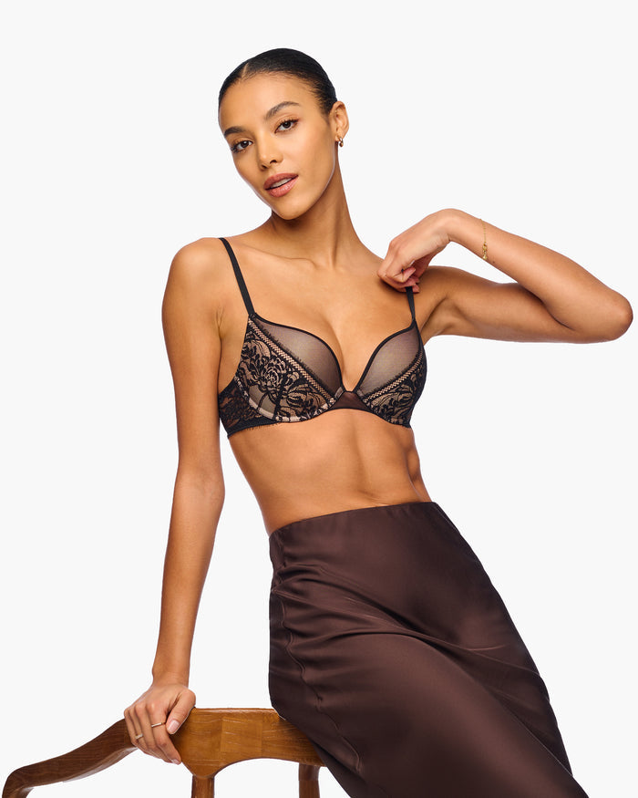 Schwarz Bh - Crisanta Push-Up-Bh Mit Bügel