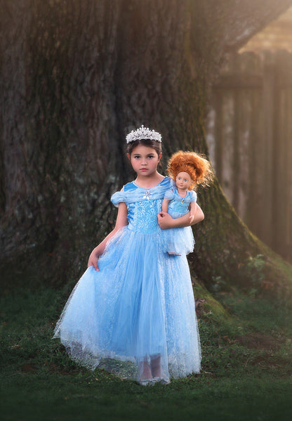 QUEEN OF THE KINGDOM DOLL DRESS