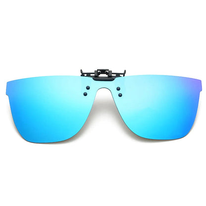 Retro Polarized Clip On Flap up Sunglasses  UV 400 Protection Transform Optical Glasses to Sunglasses Pantsnsox