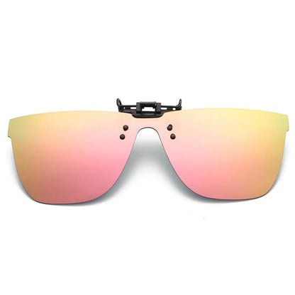 Retro Polarized Clip On Flap up Sunglasses  UV 400 Protection Transform Optical Glasses to Sunglasses Pantsnsox