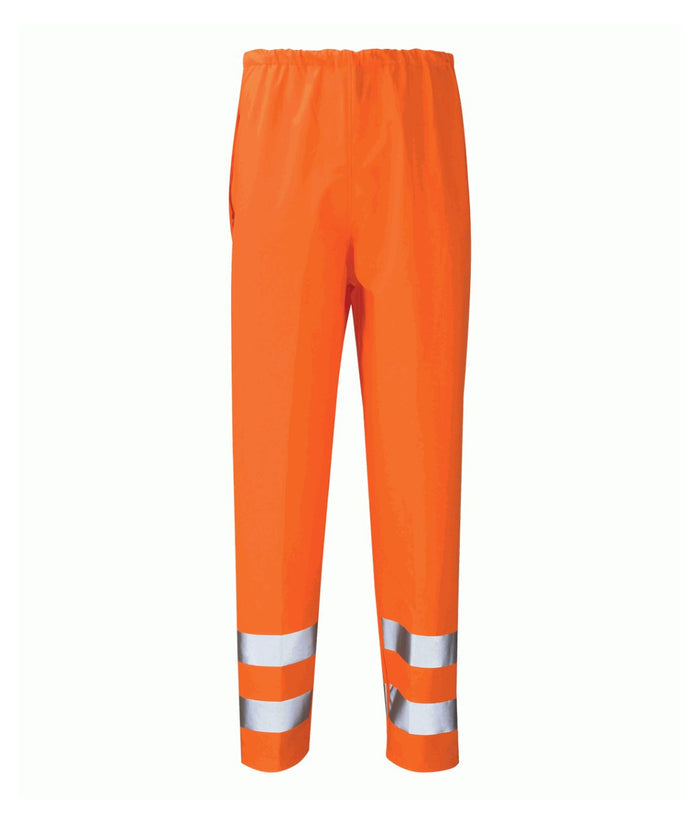 Rhodium Hi-Vis Over Trouser with reflective leg tape taped welded seams zipped side access waterproof