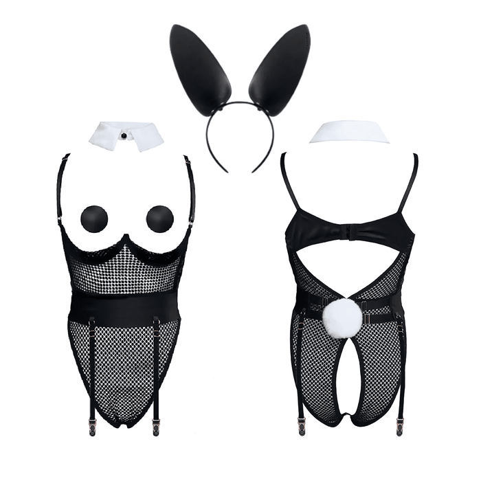 Role Play Bunny Girl Bodysuit Set