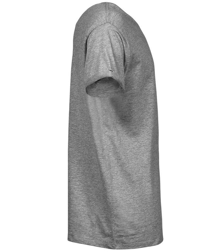 Tee Jays Roll - Up T - Shirt | Heather Grey - Eg Clothing UK