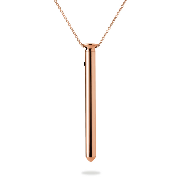 Rose Gold Vesper 2 Necklace Vibrator