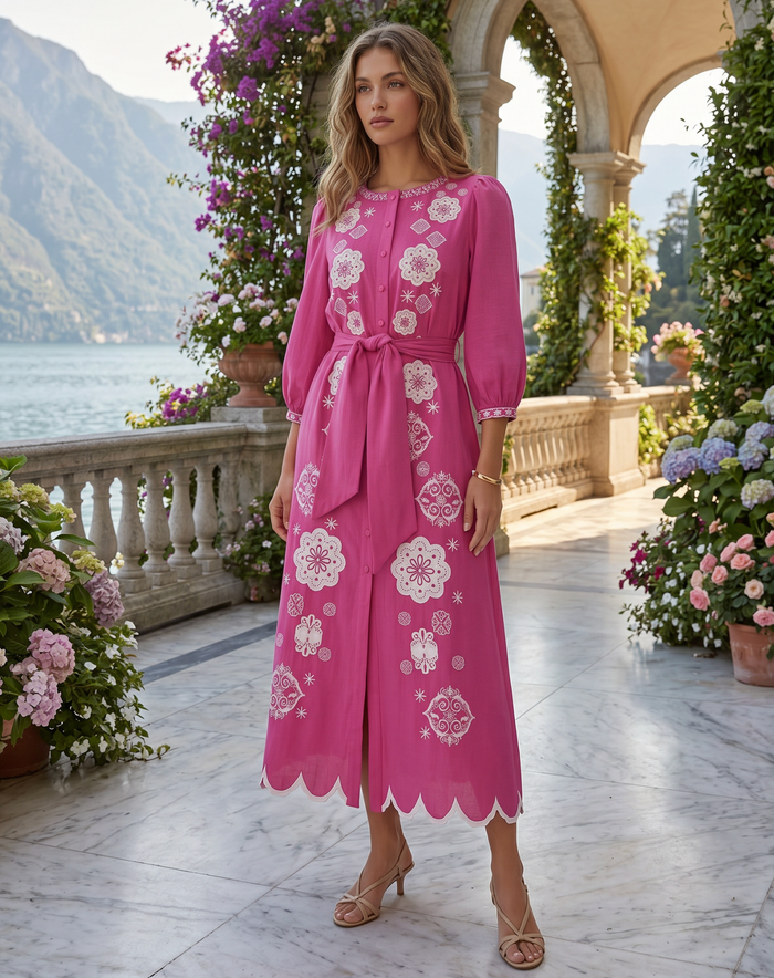 ROYCE MIDI FUCHSIA