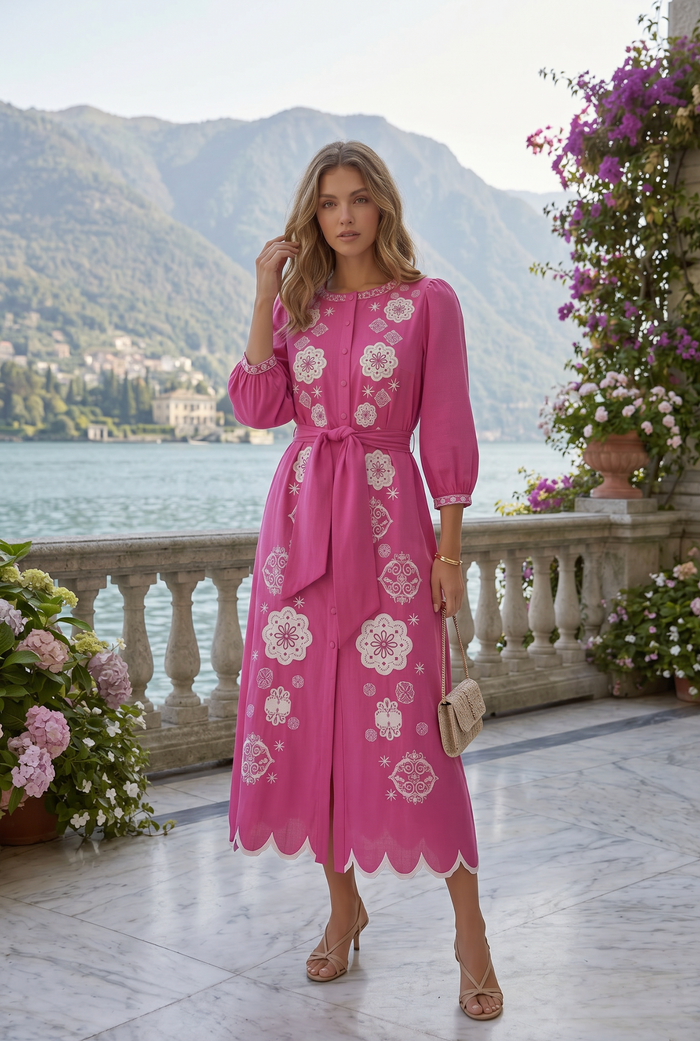 ROYCE MIDI FUCHSIA