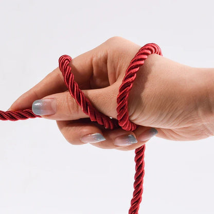 Ruby Red Silky Satin Bondage Rope