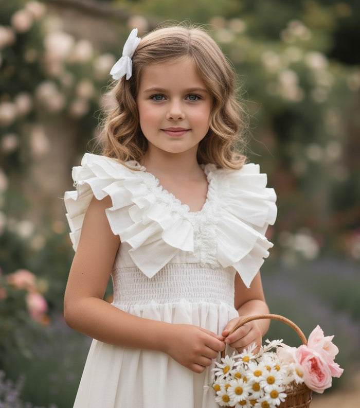 SADIE DRESS WHITE