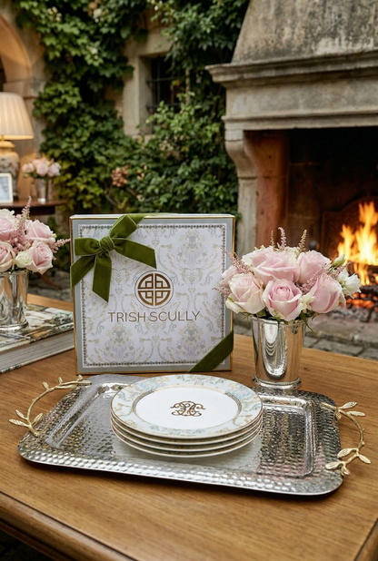 SAINT-GERMAIN APPETIZER PLATES- 4 PC. SET