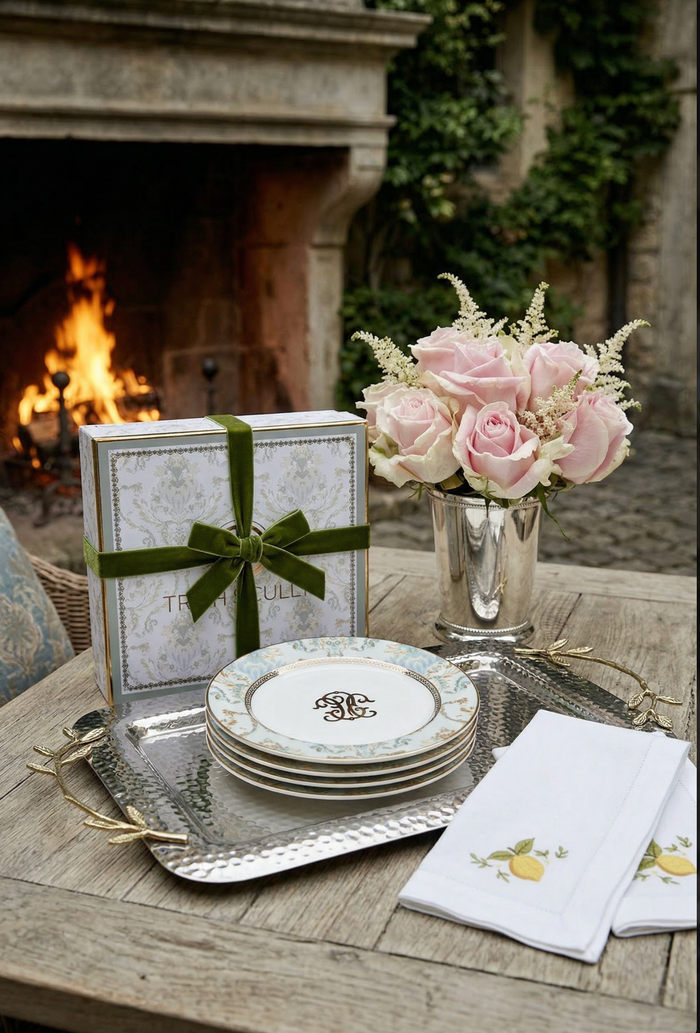 SAINT-GERMAIN APPETIZER PLATES- 4 PC. SET