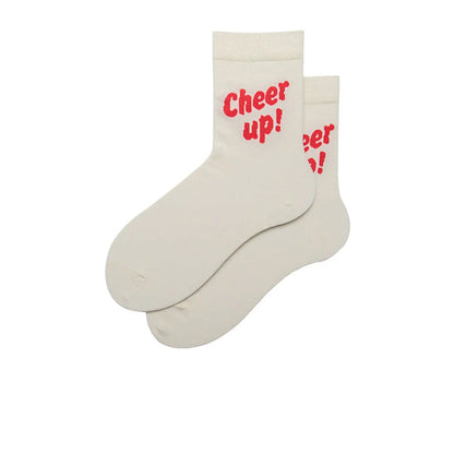 Slogan Women Cotton Socks - Pantsnsox