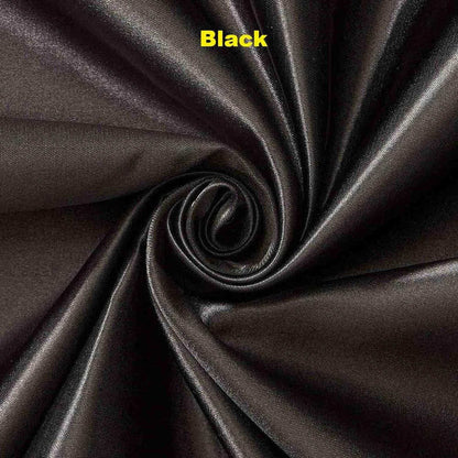 Luxury Satin Pillow Cover - Sonoma Black Pearls King Size for Elegant Bedroom Decor Satin Boutique