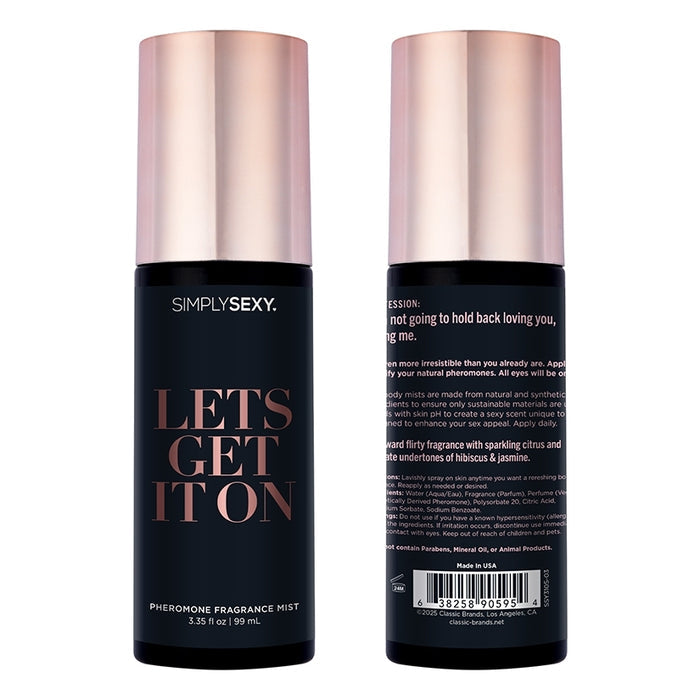 Simply Sexy Pheromone Body Mist