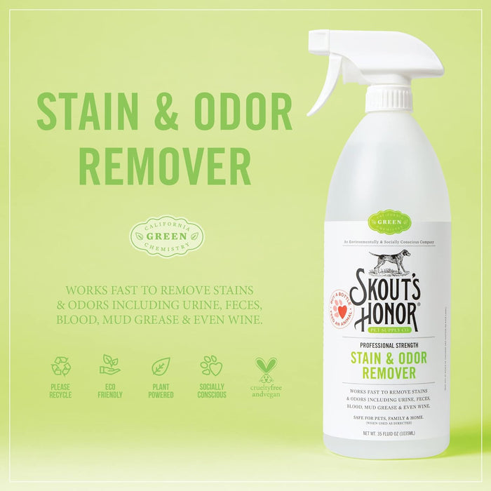 Skout's Honor  and Stain & Odor Remover-32 oz - Dog.Dog.Cat.