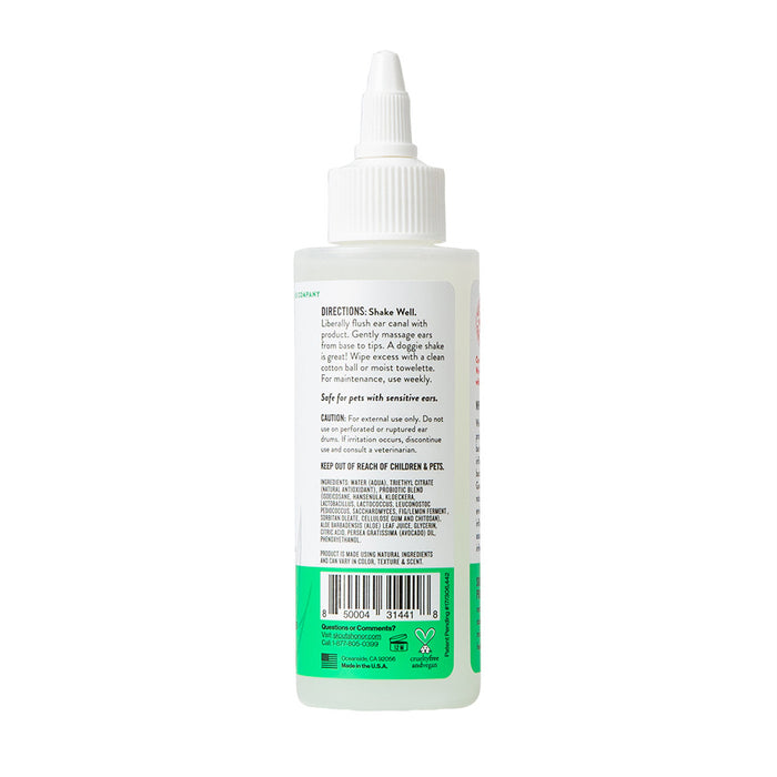 Skout's Honor Probiotic Ear Cleaner with Aloe Vera for Dogs & Cats (4 oz) - Dog.Dog.Cat.