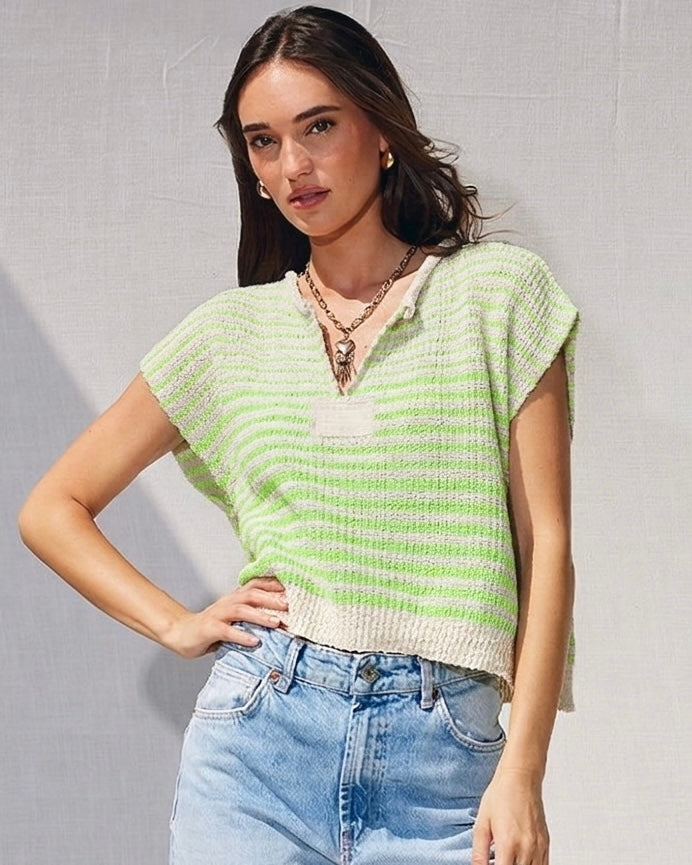 Sleeveless Knit Top