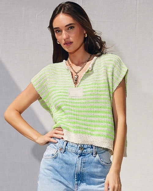 Sleeveless Knit Top