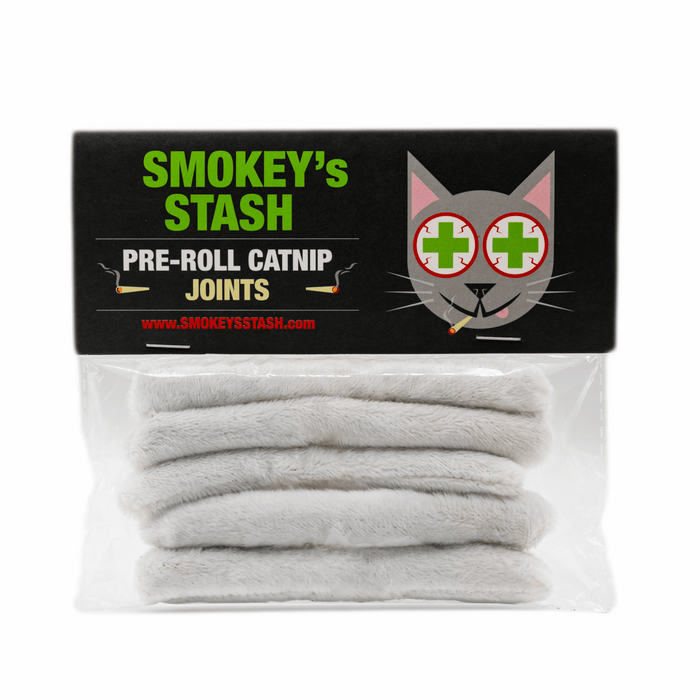 Smokey's Stash Catnip Pre Rolled Joints (5 Pack) - Dog.Dog.Cat.