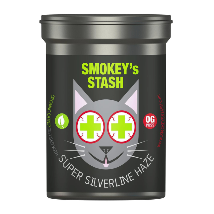 Smokey's Stash Silvervine Haze Potent Catnip and Silver Vine - Dog.Dog.Cat.