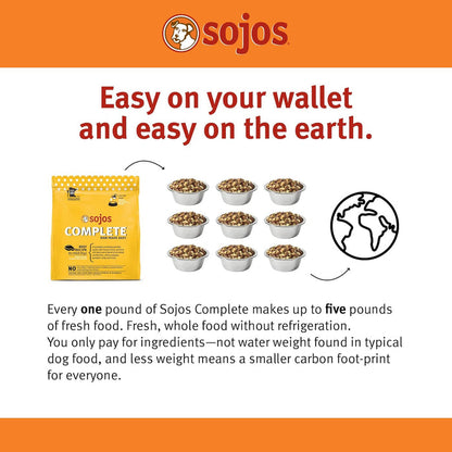 SOJOS Complete Adult Dog Food - Chicken Formula - Dog.Dog.Cat.