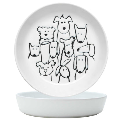 Speckle and Spot by Ore’ Originals - Pet Bowl | Random Dogs - Dog.Dog.Cat.
