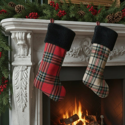 ST. ANDREWS TARTAN STOCKING CRIMSON