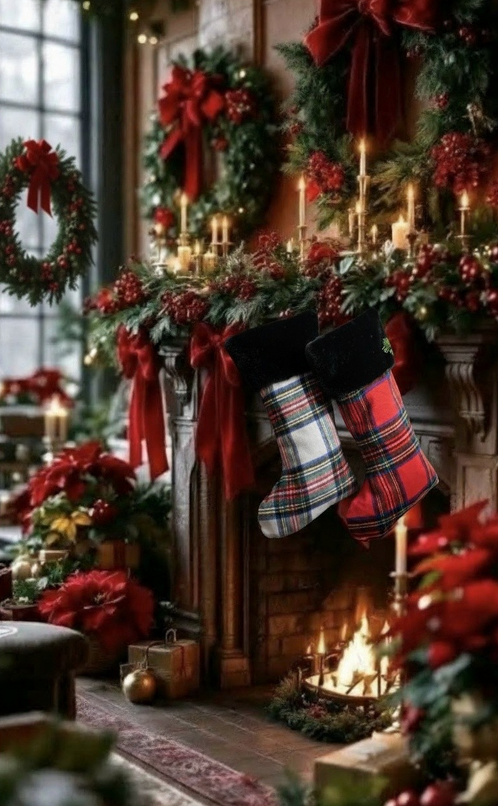 ST. ANDREWS TARTAN STOCKING WHITE