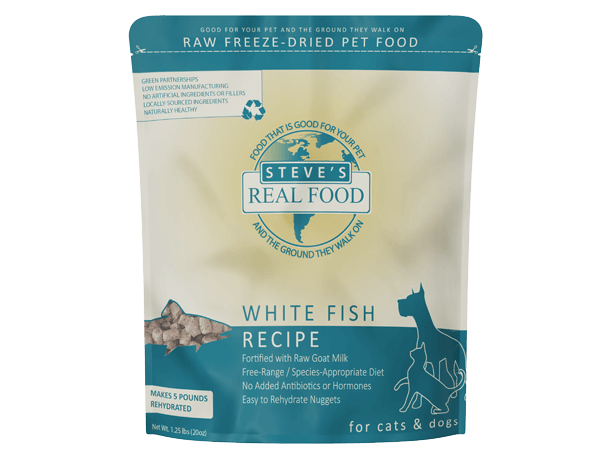 Steves Freeze Dried Nuggets-Whitefish : 20 oz - Dog.Dog.Cat.