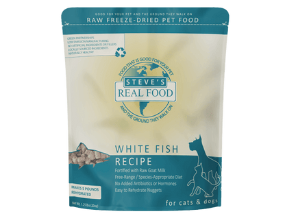 Steves Freeze Dried Nuggets-Whitefish : 20 oz - Dog.Dog.Cat.