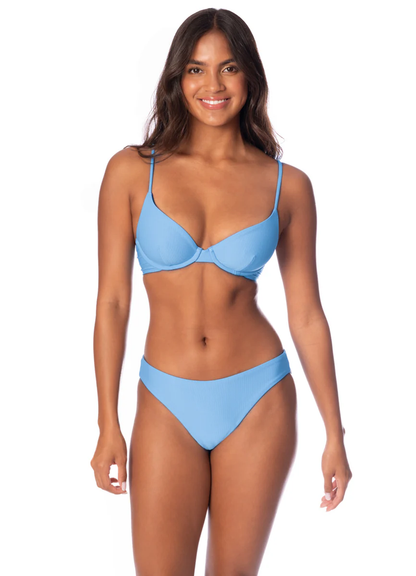 Stone Blue Bikini Top