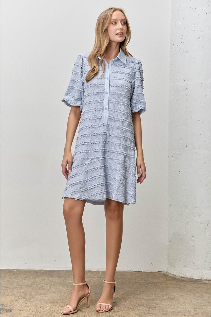 Sunday Charm Dress - Blue