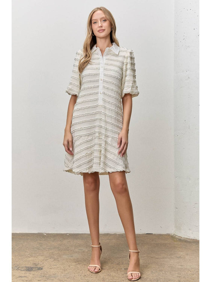 Sunday Charm Dress - White