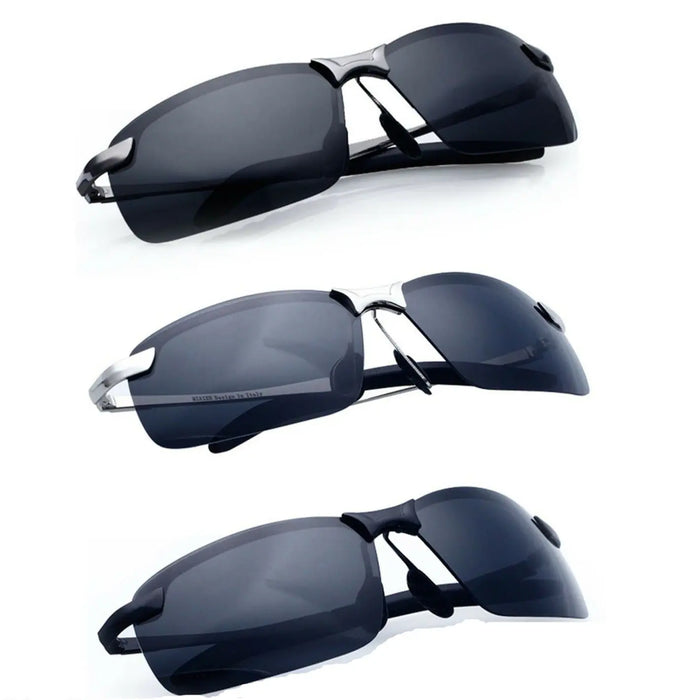 Sunglasses Mens Polarized Driving Outdoor Sports Fashion Eyewear With Hardcase - Pantsnsox