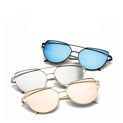 Sunglasses Women UV400 Celebrity Outdoor Casual Fashion Eyewear With Hardcase - Pantsnsox