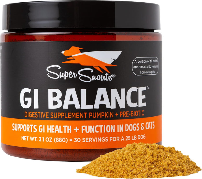 Super Snouts Supplements-GI Balance : 3.5 oz - Dog.Dog.Cat.