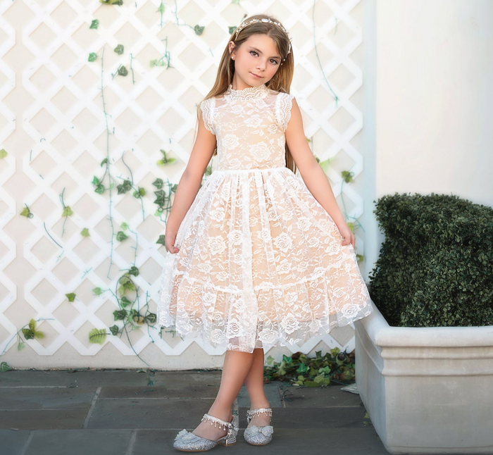 SYLVIE DRESS BUTTERSCOTCH
