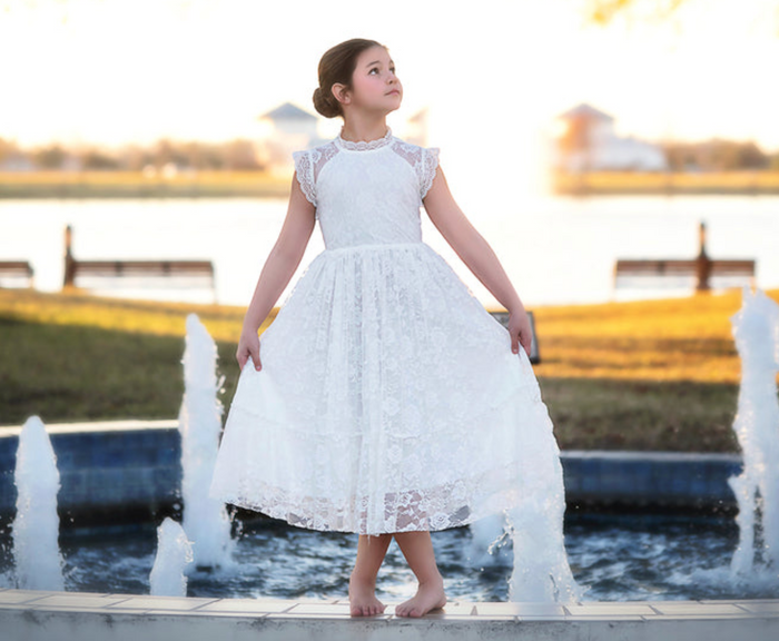 SYLVIE DRESS WHITE