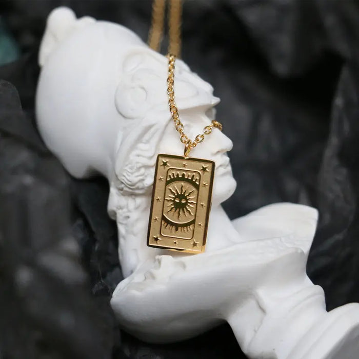 Symbol Pendant Necklace Modern Layering Elements Crushes.