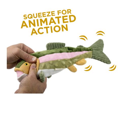 Tall Tails Dog Toy-Big Fish : 14" - Dog.Dog.Cat.